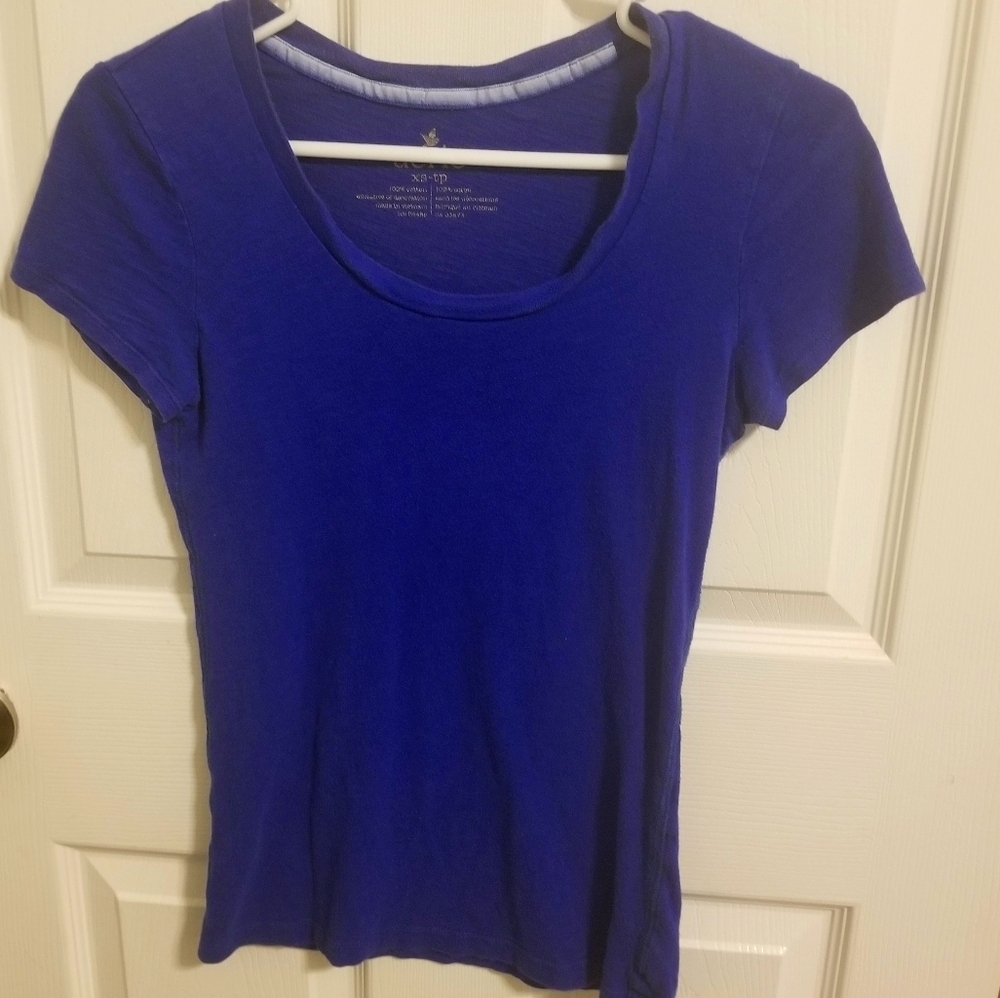Vintage Aerie Solid Blue Tee